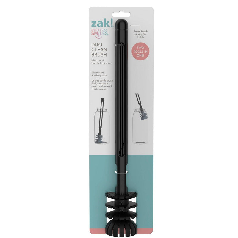 Zak Designs Duo Clean Bottle Brush Black
