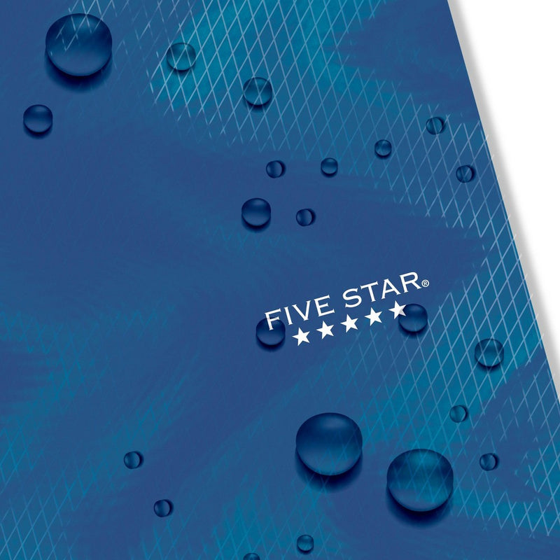 Five Star Active 1 Subject 80ct College Ruled Notebook Blue