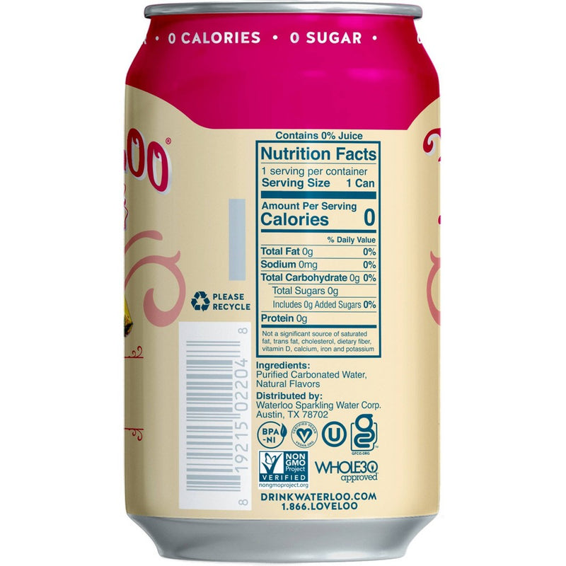 Waterloo Tropical Fruit Sparkling Water - 8pk/12 fl oz Cans