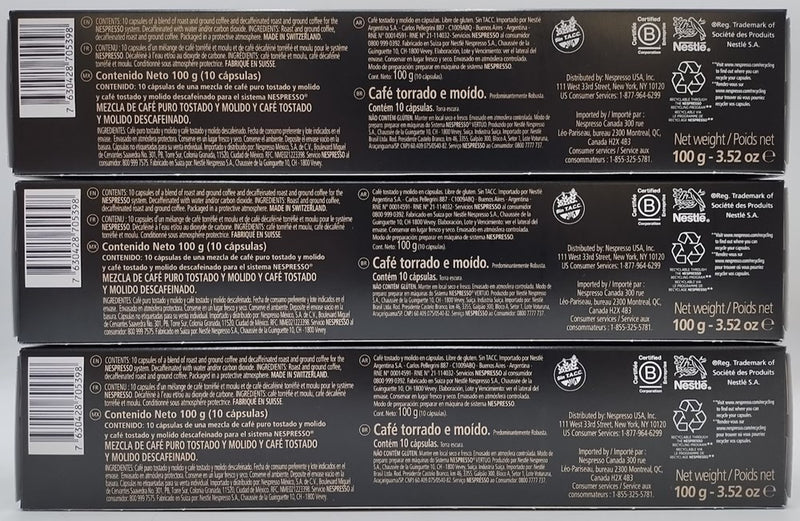 Nespresso Vertuo Odacio 30 Capsules EXP 05/01/2024