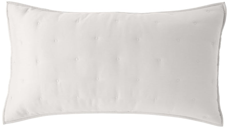 Amazon Aware Recycled Polyester And Cotton Blend Quilt Sham, 36 X 20 X 0.5 In, King, Ivory