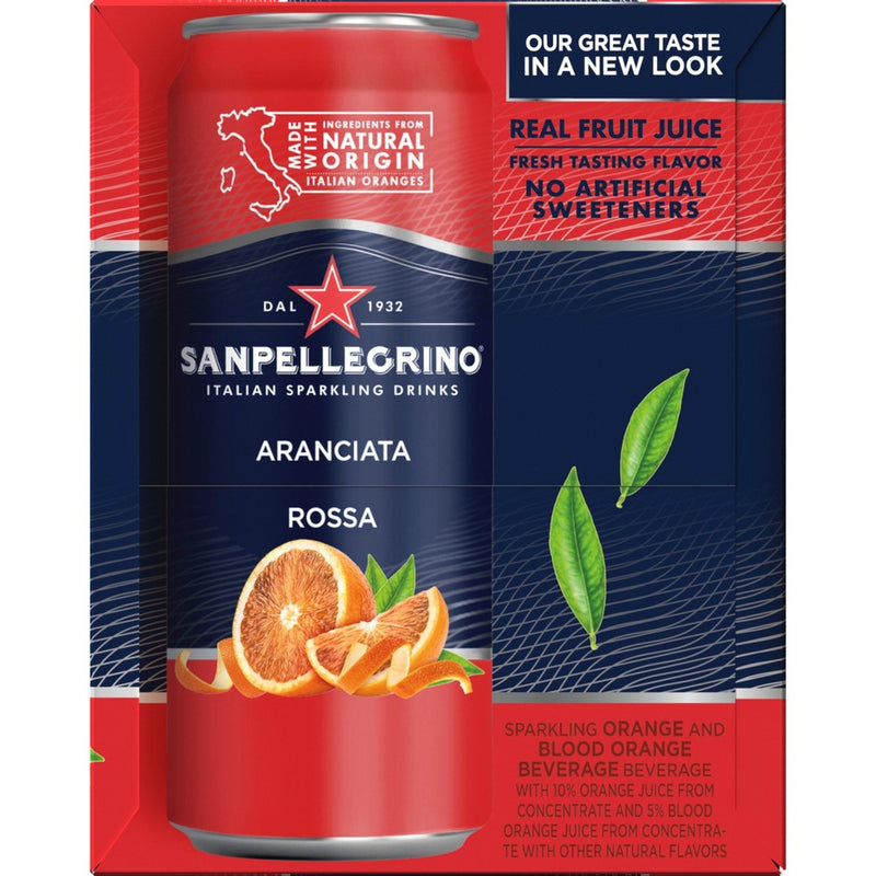 Sanpellegrino Blood Orange Italian Sparkling Beverage - 6pk/11.15 fl oz Cans