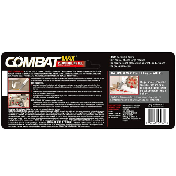Combat Max Roach Killing Gel - 2.1oz
