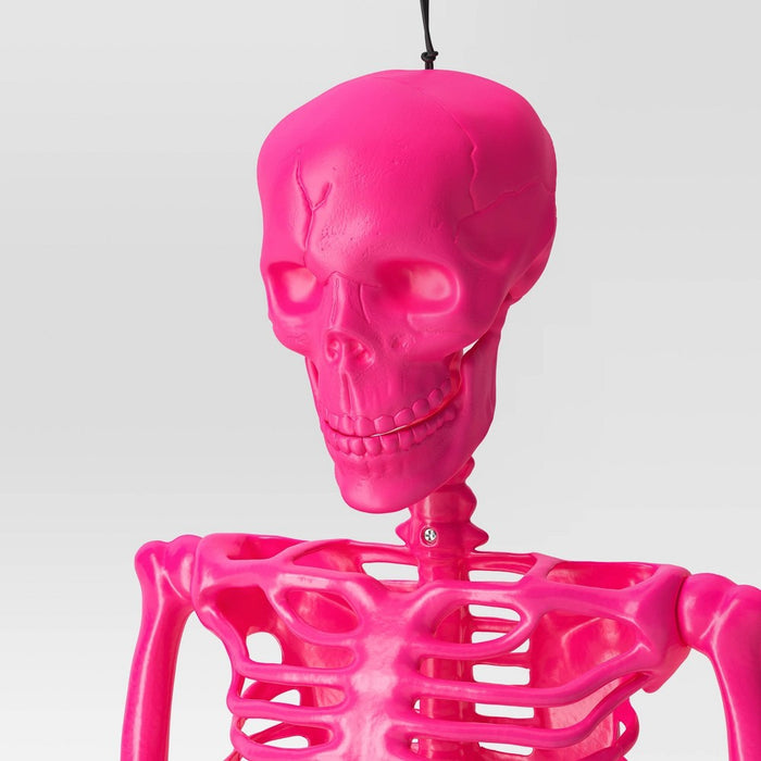 36" Posable Skeleton Halloween Decorative Prop Pink - Hyde & EEK! Boutique