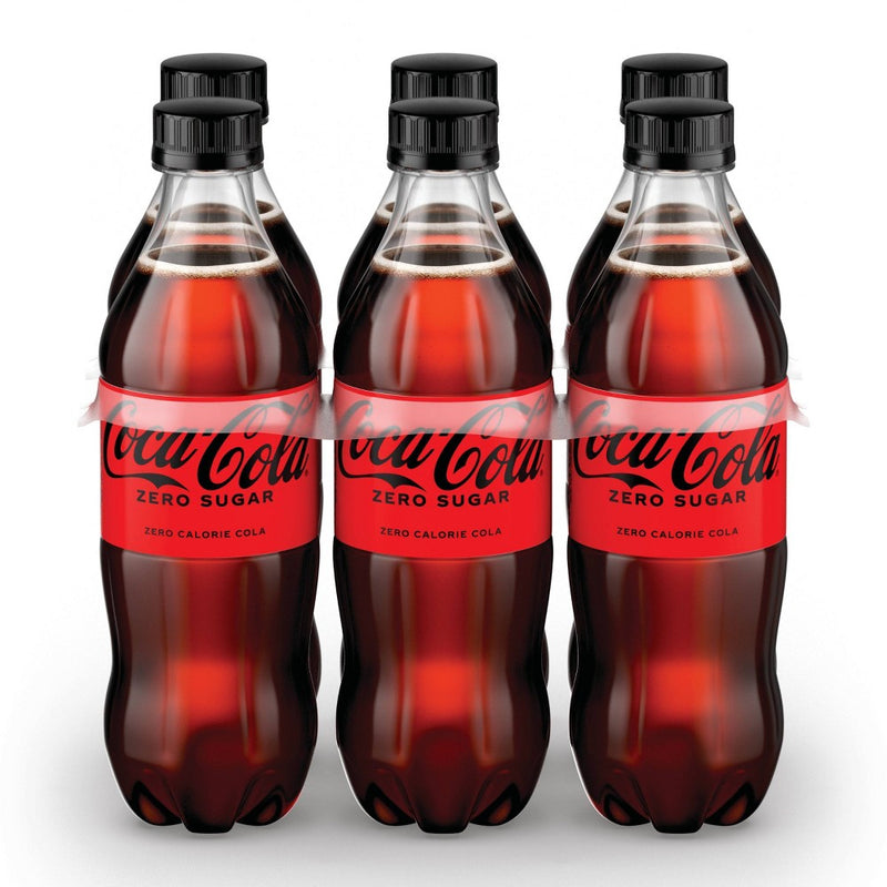 Coca-Cola Zero Sugar Soda - 6pk/16.9 fl oz Bottles