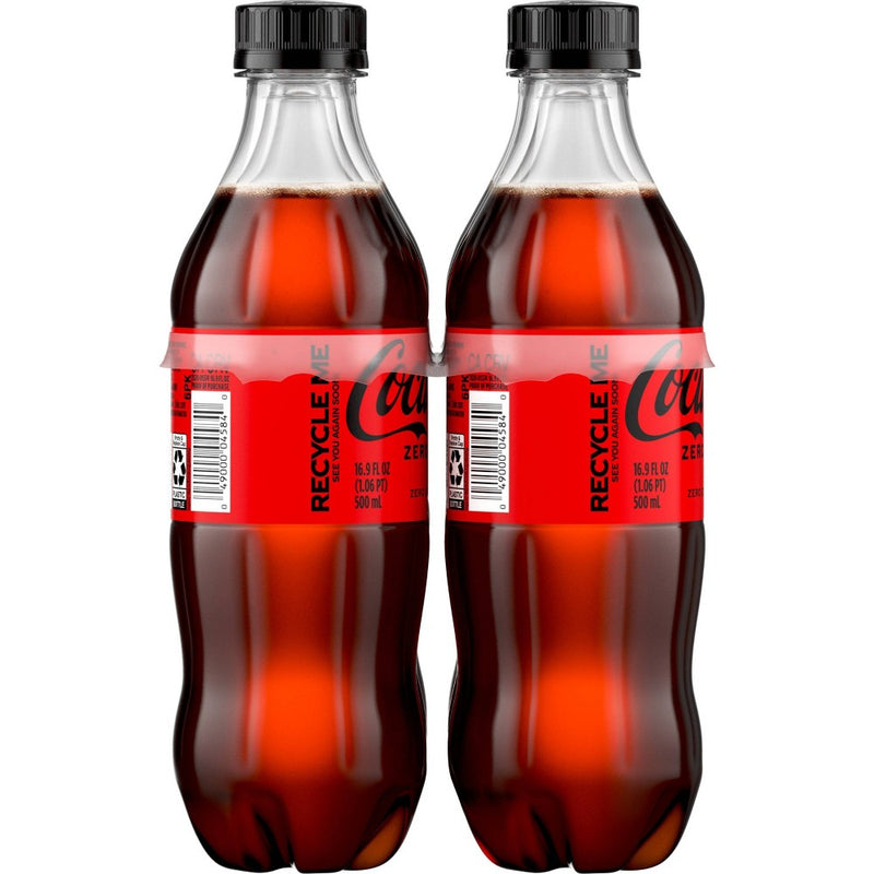 Coca-Cola Zero Sugar Soda - 6pk/16.9 fl oz Bottles