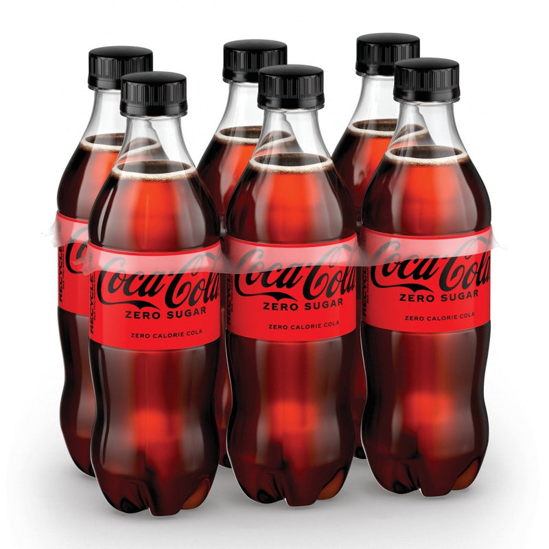 Coca-Cola Zero Sugar Soda - 6pk/16.9 fl oz Bottles