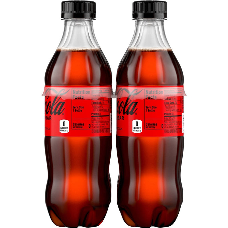 Coca-Cola Zero Sugar Soda - 6pk/16.9 fl oz Bottles
