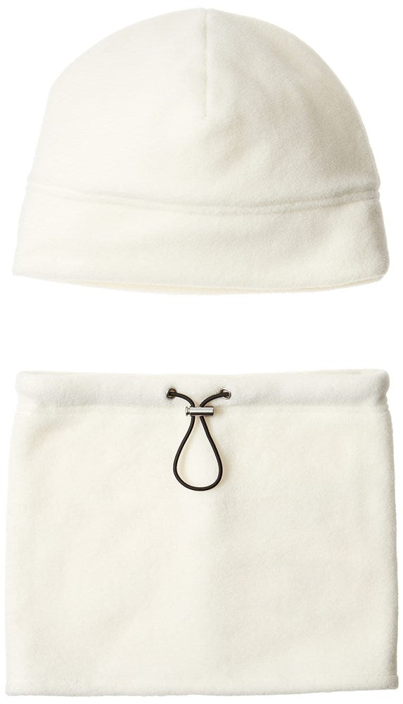 Amazon Essentials Fleece Hat And Gaiter Set, Pack Of 2, Ivory, One Size
