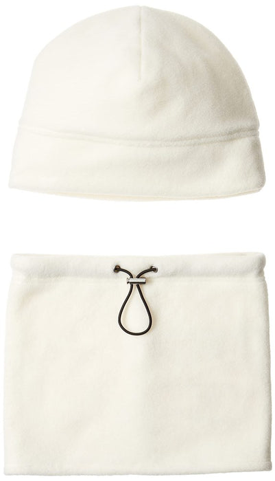 Amazon Essentials Fleece Hat And Gaiter Set, Pack Of 2, Ivory, One Size