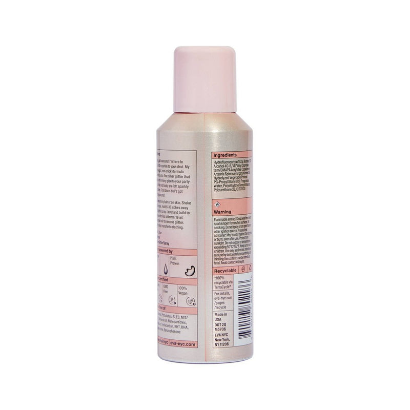 Eva NYC Kweeen Silver Glitter Hair Spray - 4.9oz