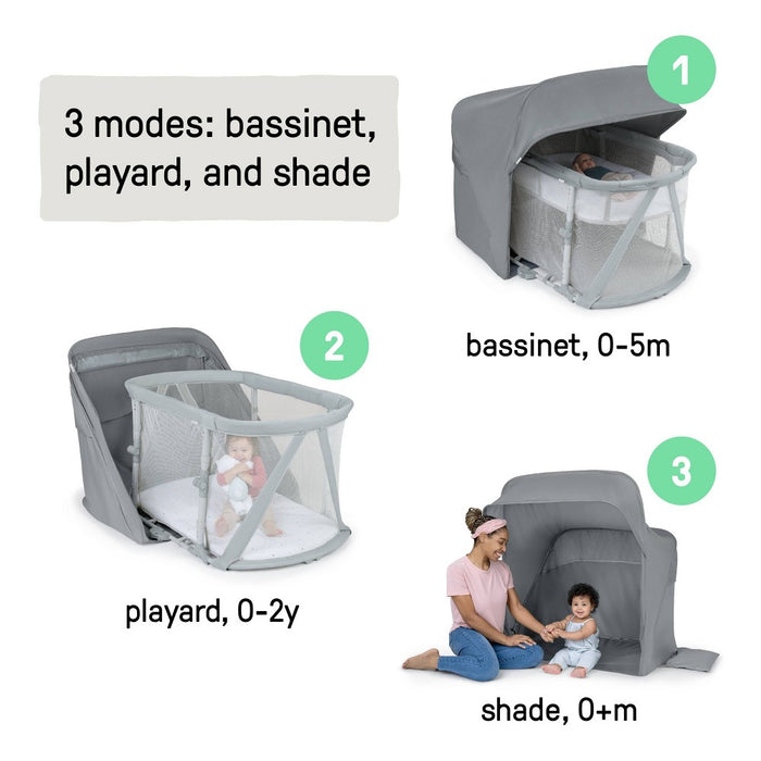 Ingenuity Dream Retreat 3-in-1 Portable Bassinet, Playard and Light Blocking Shade, 0-36 Months - Neutral (LOCAL PICKUP ONLY)