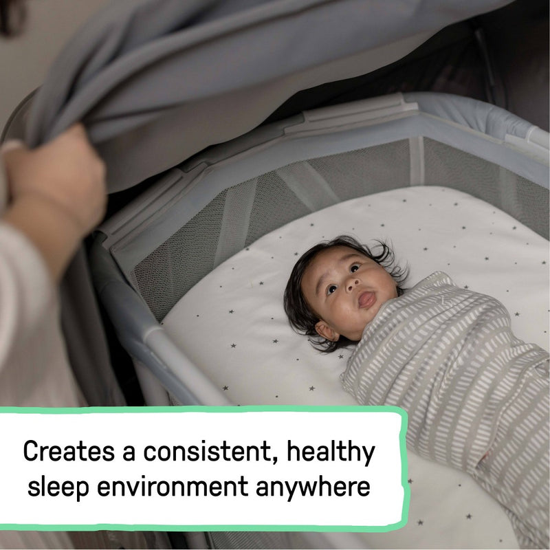 Ingenuity Dream Retreat 3-in-1 Portable Bassinet, Playard and Light Blocking Shade, 0-36 Months - Neutral (LOCAL PICKUP ONLY)