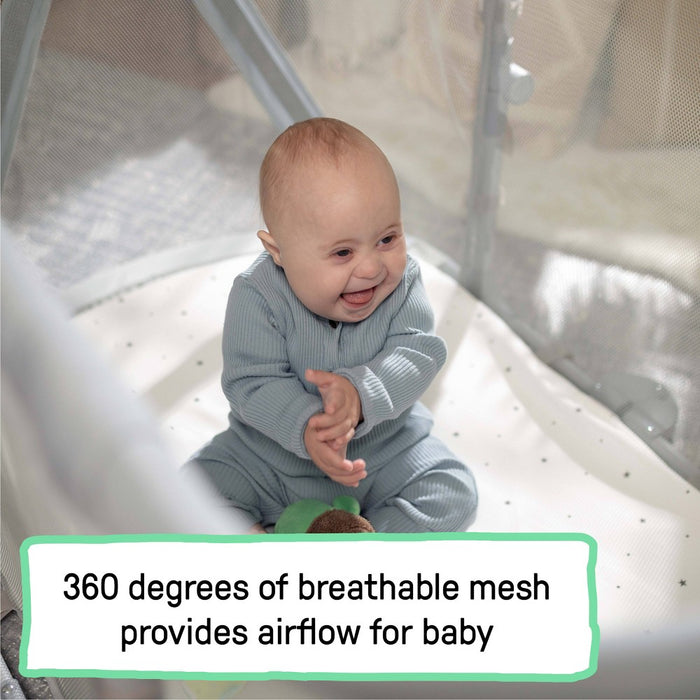 Ingenuity Dream Retreat 3-in-1 Portable Bassinet, Playard and Light Blocking Shade, 0-36 Months - Neutral (LOCAL PICKUP ONLY)