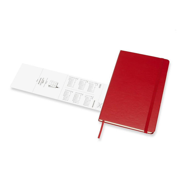 2022 Planner 12 Month Large Red - Moleskine