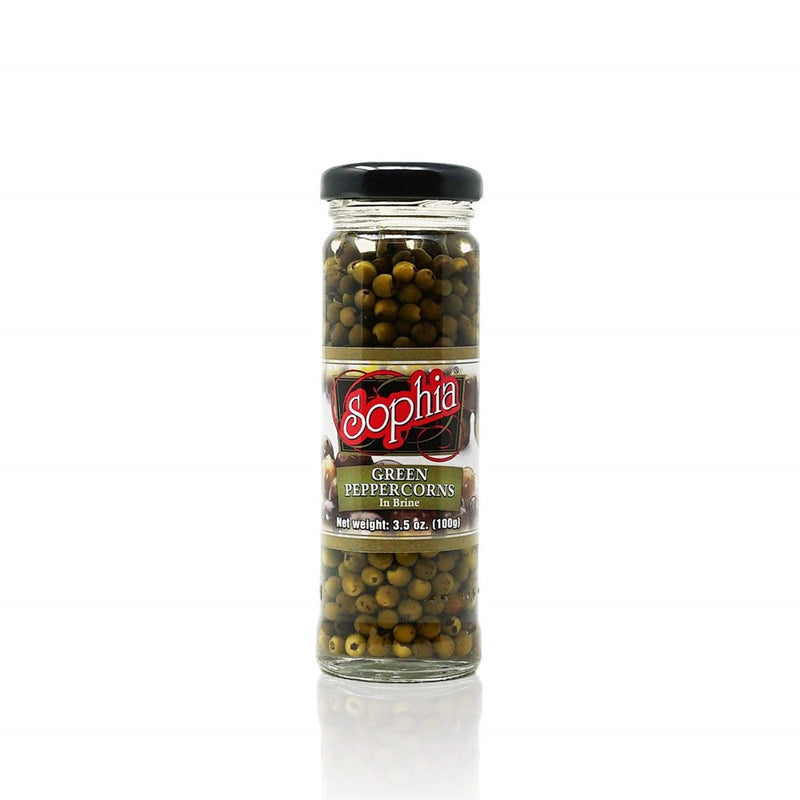 Sophia Peppercorns-Green In Brine 3.5Oz-SINGLE