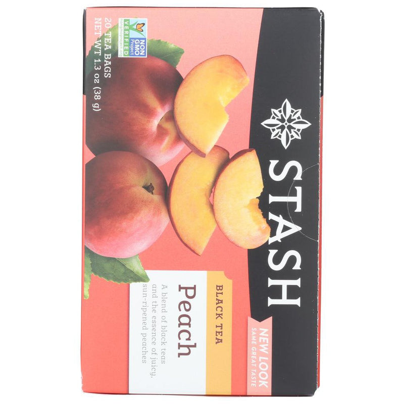 Stash Tea Black Peach Tea - SINGLE BOX