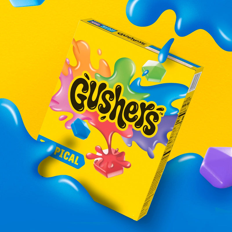 Fruit Gushers Tropical Flavored Fruit Snacks - 6ct