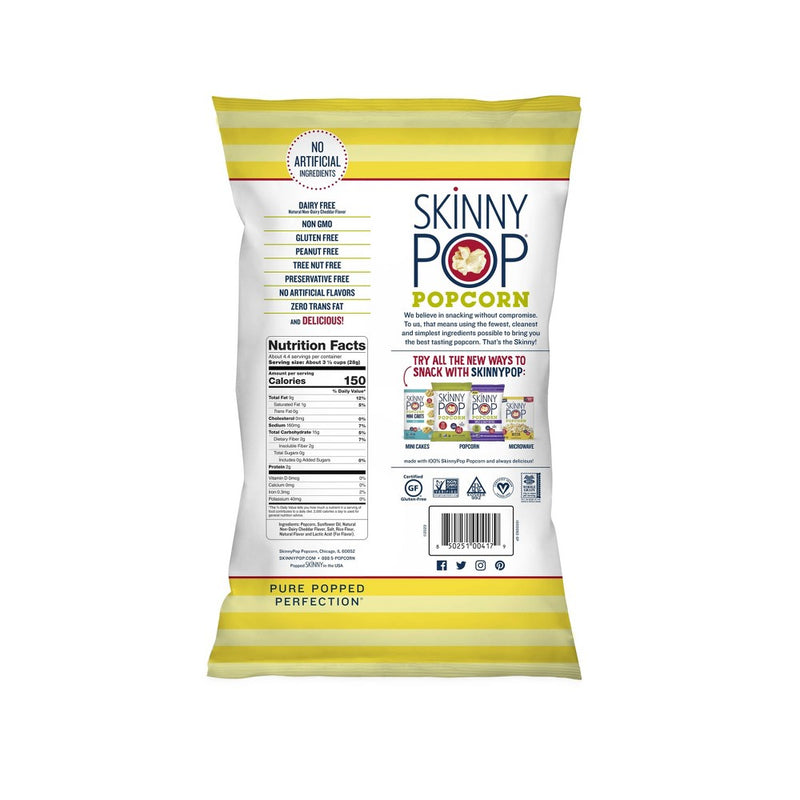 SkinnyPop White Cheddar Popcorn - 4.4oz