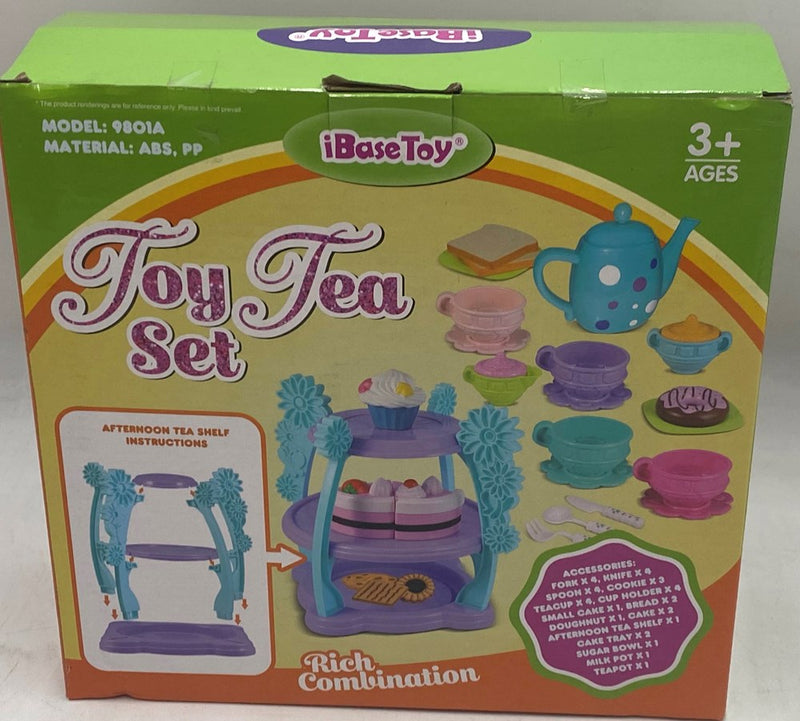 35 Pieces Tea Set For Kids - Pretend Play Tea Party Set