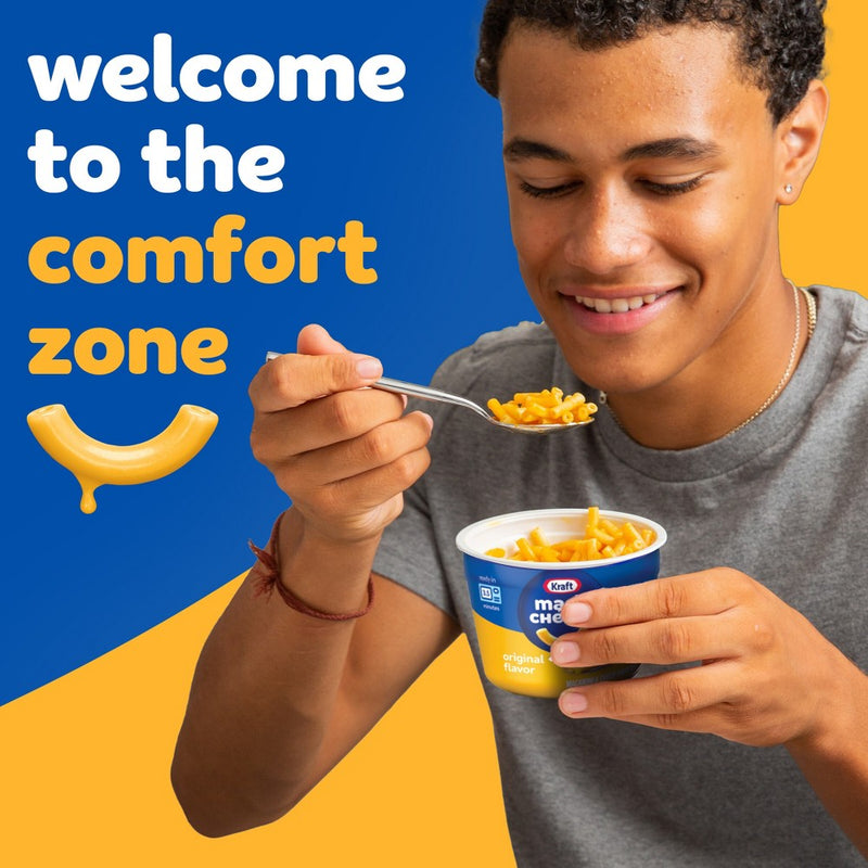 Kraft Original Mac and Cheese Cups Easy Microwavable Dinner- 8.2oz/4ct