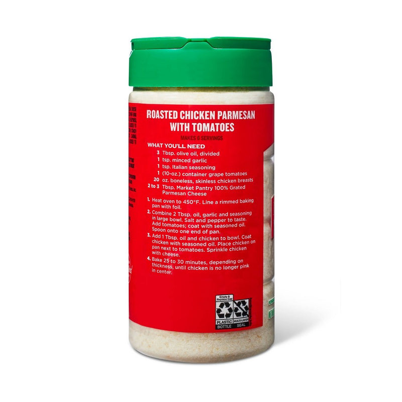 Grated Parmesan Cheese - 8oz - Market Pantry