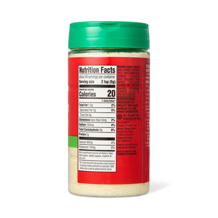 Grated Parmesan Cheese - 8oz - Market Pantry