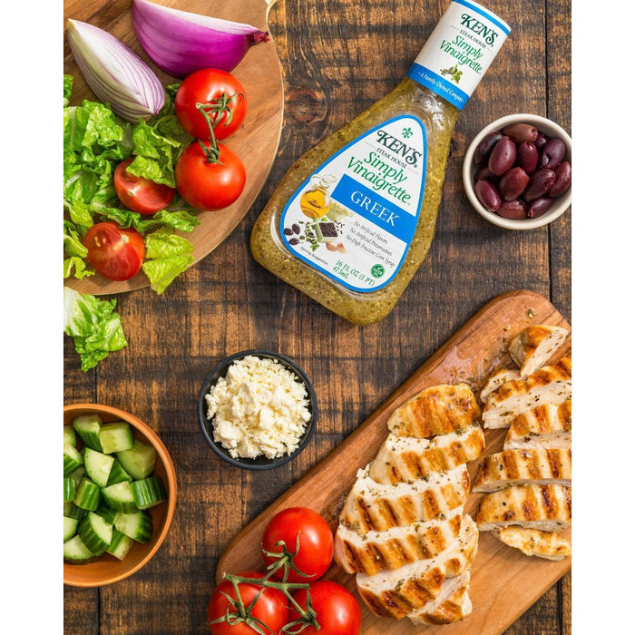 Ken's Steak House Simply Vinaigrette Greek Salad Dressing - 16fl oz