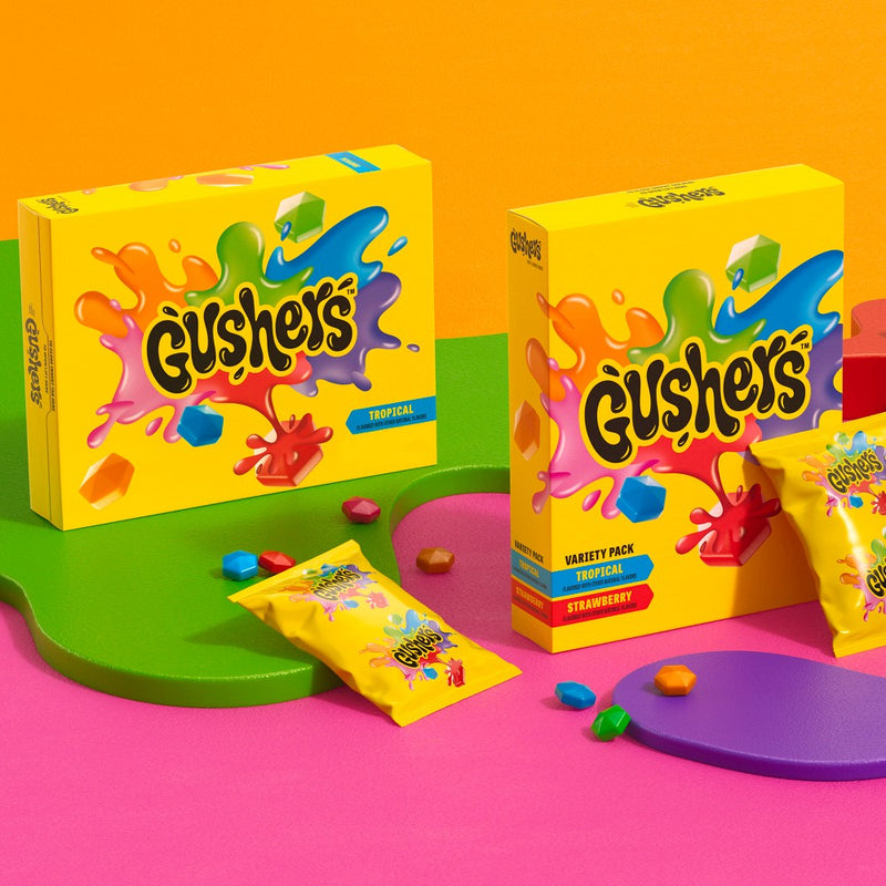 Betty Crocker Fruit Gushers Variety Pack Fruit Flavored Snacks - 6ct