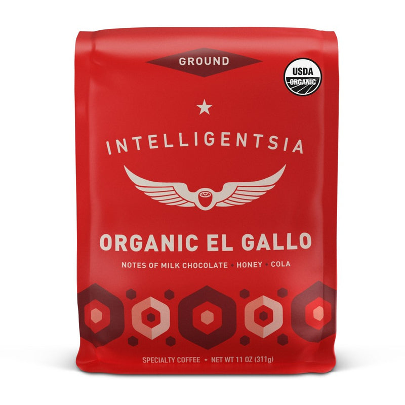 Intelli Organic El Gallo Medium Roast Ground Coffee - 11oz