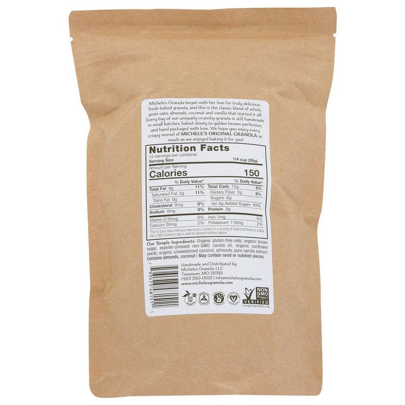 Michele's Granola Original - Case of 6/12 oz