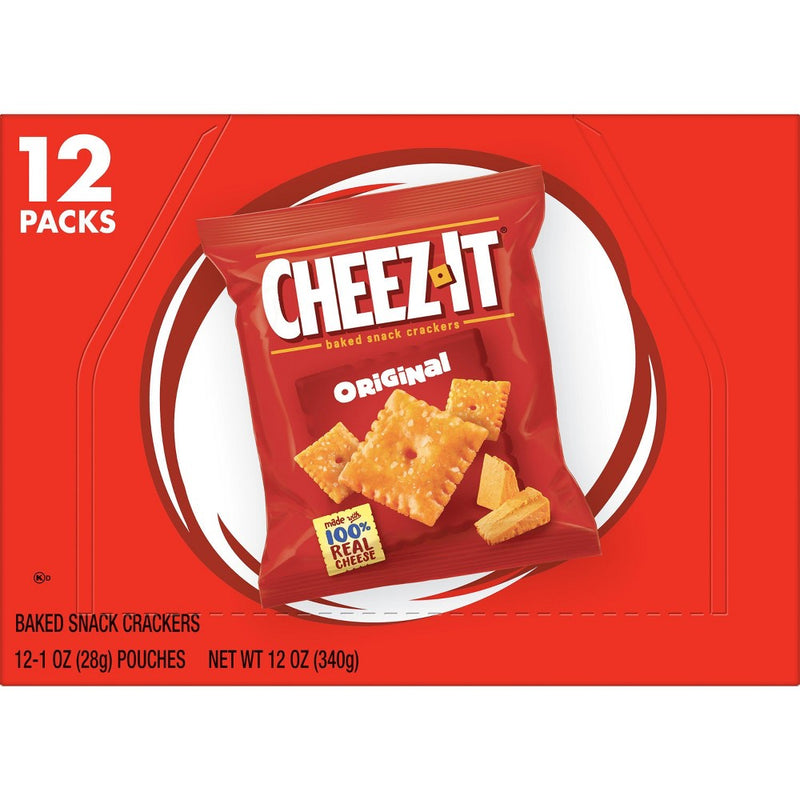 Cheez-It Original Baked Snack Crackers - 1oz - 12ct