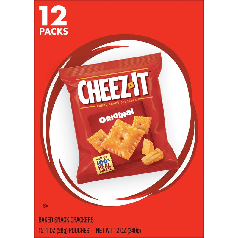 Cheez-It Original Baked Snack Crackers - 1oz - 12ct