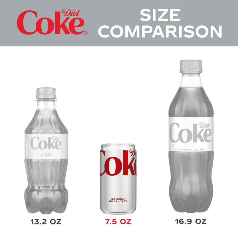 Diet Coke Soda - 10pk/7.5 fl oz Mini-Cans