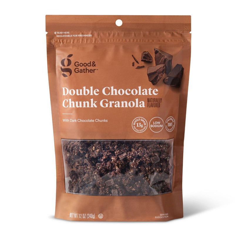 Double Chocolate Chunk Granola - 12oz - Good & Gather
