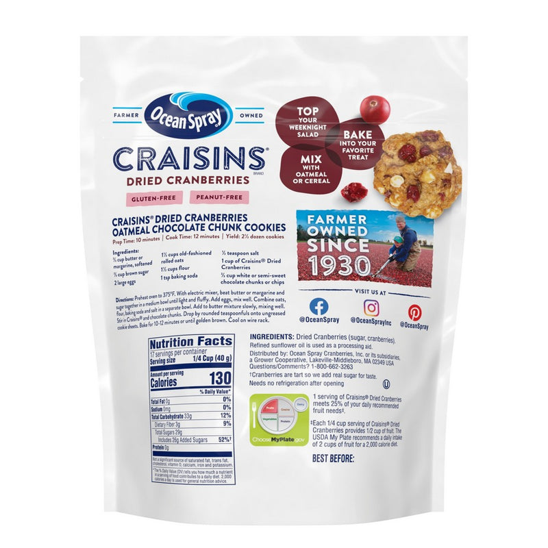Ocean Spray Dried Cranberries Value Pack - 24oz