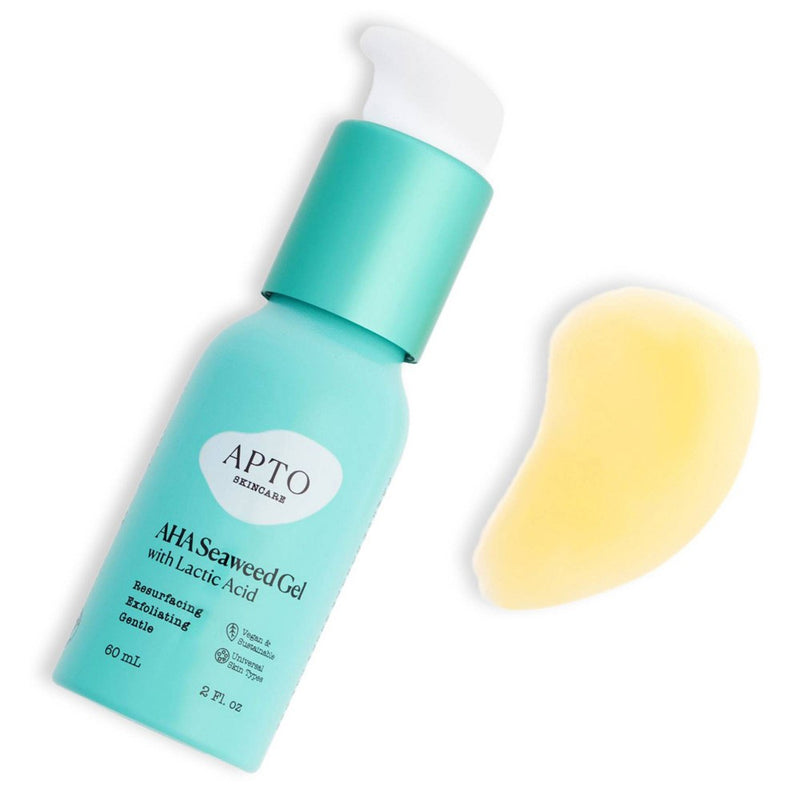 APTO Skincare AHA Seaweed Gel with Lactic Acid Resurfacing Facial Exfoliant - 2 fl oz