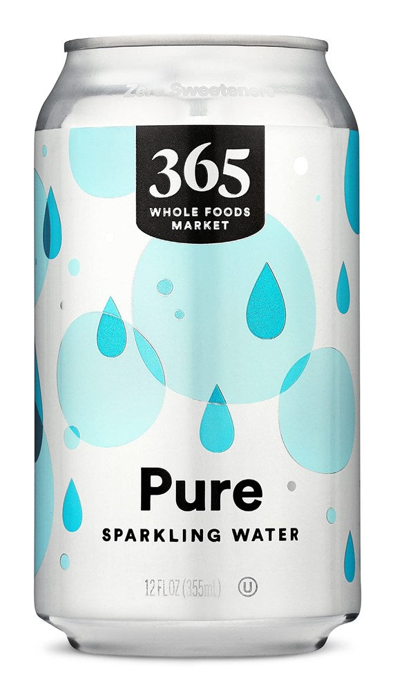 365 By Whole Foods Market, Water Sparkling Plain Single, 12 Fl Oz