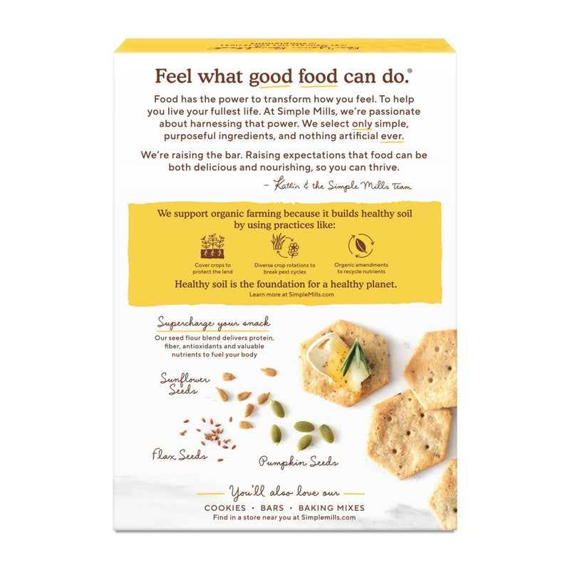 Simple Mills Original Organic Seed Crackers - 4.25oz