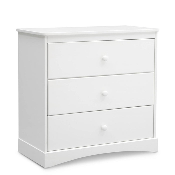 Delta Children Skylar 3 Drawer Dresser with Changing Top and Interlocking Drawers - Bianca White (LOCAL PICKUP ONLY)