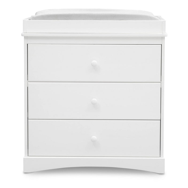 Delta Children Skylar 3 Drawer Dresser with Changing Top and Interlocking Drawers - Bianca White (LOCAL PICKUP ONLY)