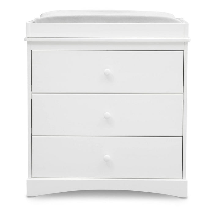 Delta Children Skylar 3 Drawer Dresser with Changing Top and Interlocking Drawers - Bianca White (LOCAL PICKUP ONLY)
