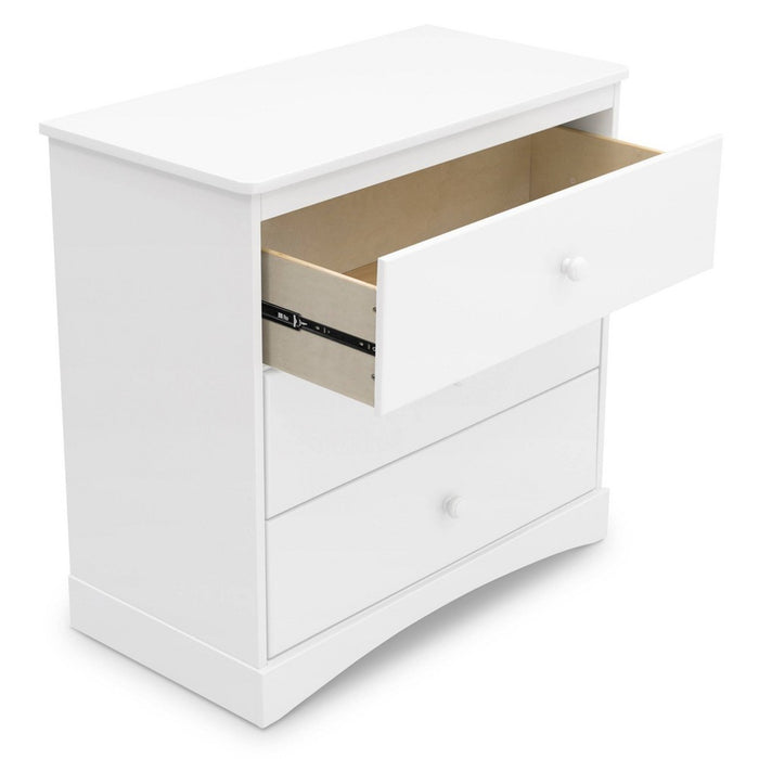 Delta Children Skylar 3 Drawer Dresser with Changing Top and Interlocking Drawers - Bianca White (LOCAL PICKUP ONLY)