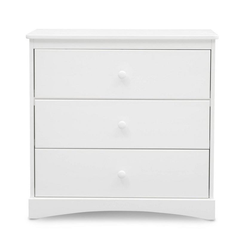Delta Children Skylar 3 Drawer Dresser with Changing Top and Interlocking Drawers - Bianca White (LOCAL PICKUP ONLY)