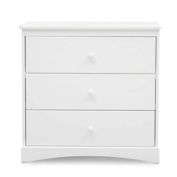 Delta Children Skylar 3 Drawer Dresser with Changing Top and Interlocking Drawers - Bianca White (LOCAL PICKUP ONLY)