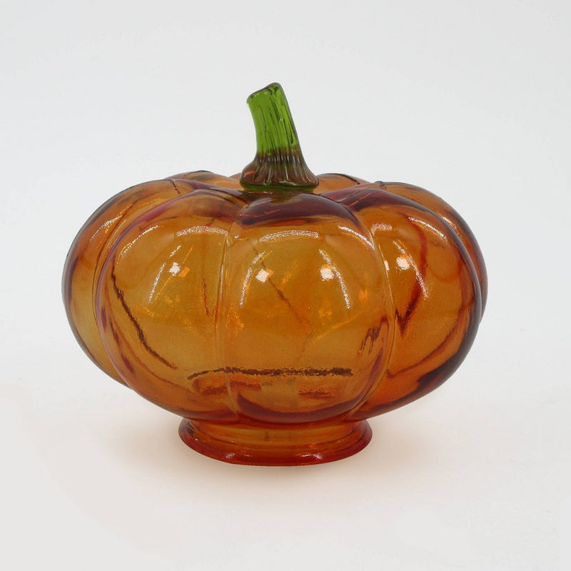 LED Glass Pumpkin Orange - Bullseye's Playground
