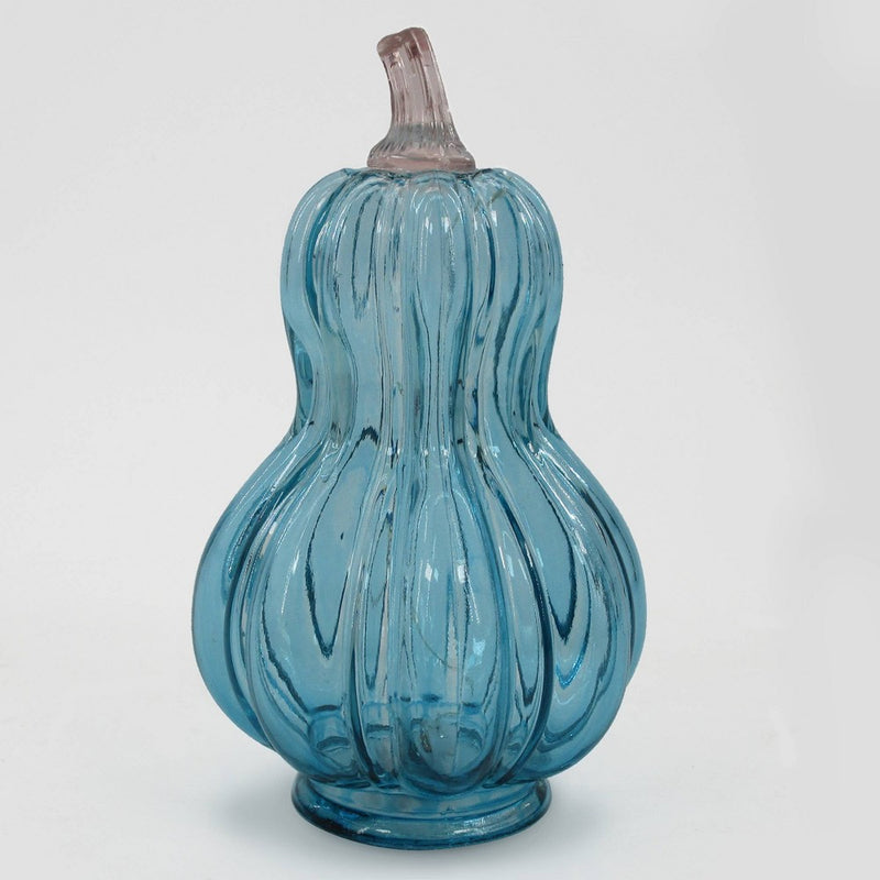 LED Glass Pumpkin Blue - Bullseye's Playground