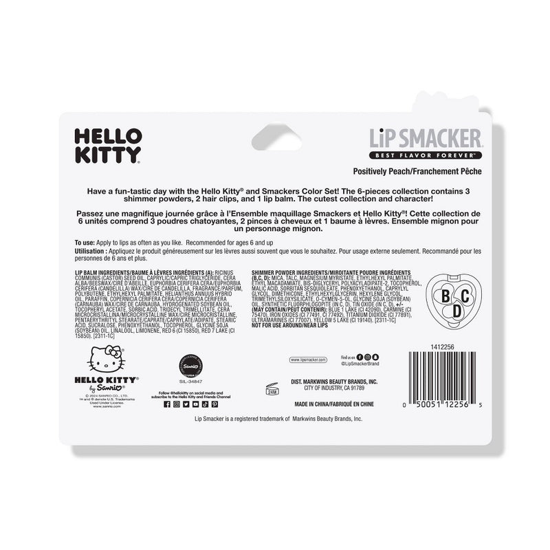Lip Smacker Hello Kitty and Smackers Color Set - 0.29oz/6pc
