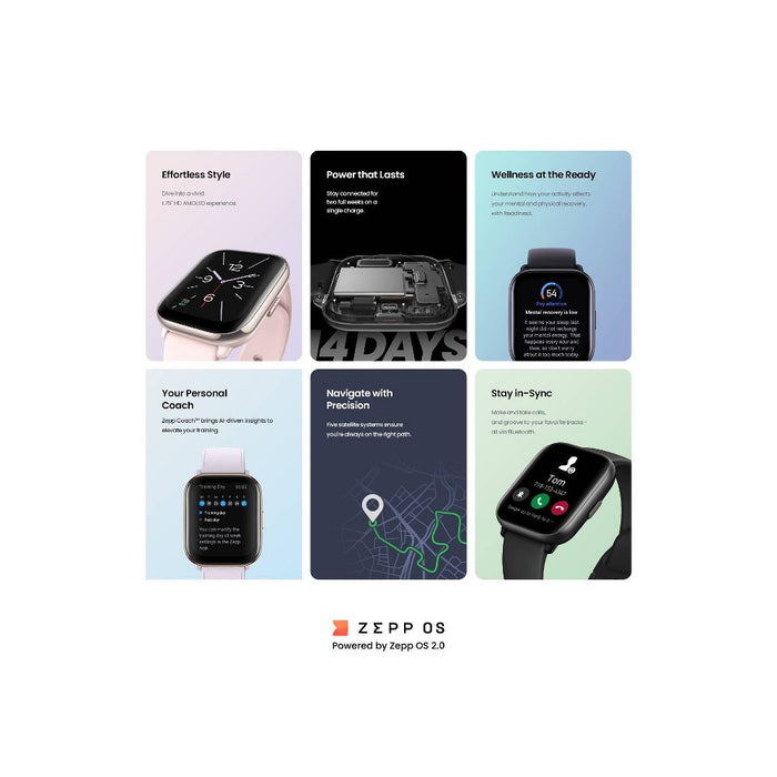 Amazfit Active Smartwatch - Black