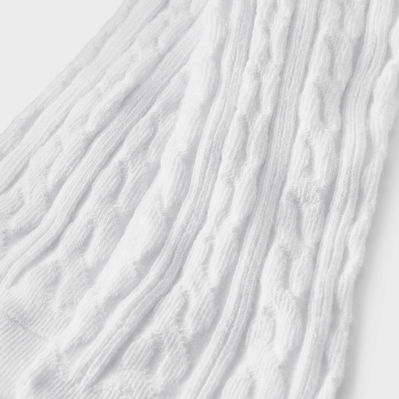 Girls' 2pk Cotton Tights - Cat & Jack White M